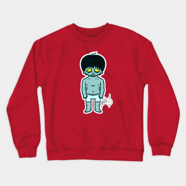 "The Grudge" Crewneck Sweatshirt by MONGO draws